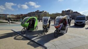 CYCLOTEAM 3 cyclos sur le champs de Mars