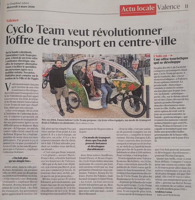 Dauphiné Libéré du 4 mars 2026