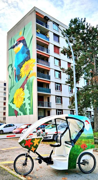 cycloteam fresque murale