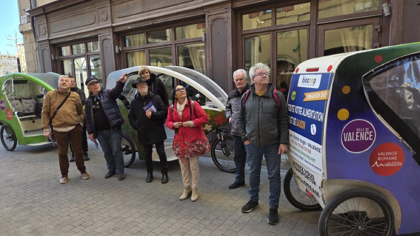 CYCLOTEAM 3 cyclos en visite dans Valence